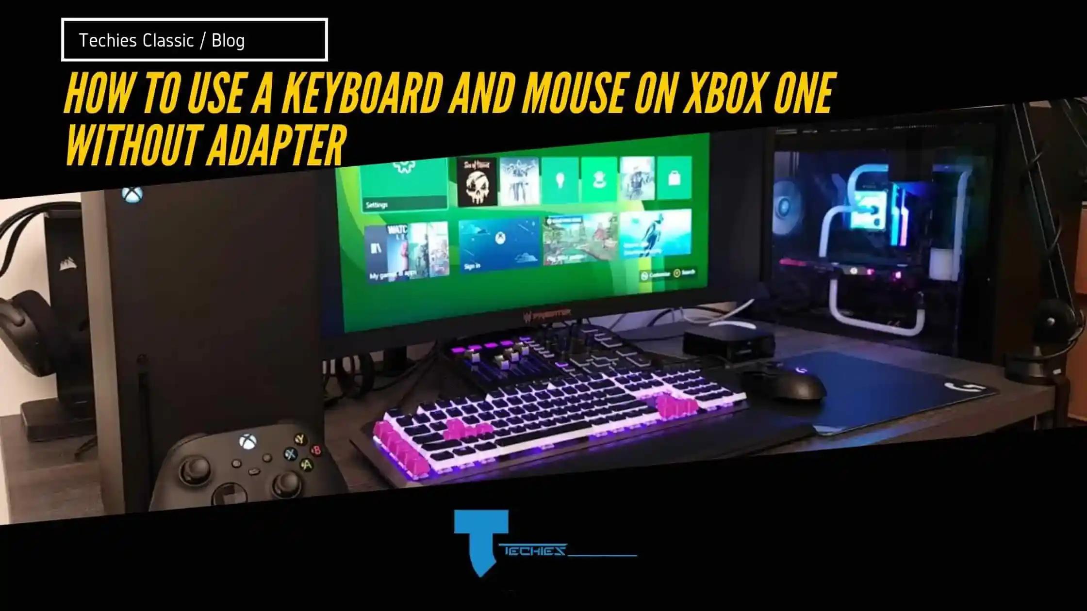 How to use a keyboard and mouse on xbox one without adapter