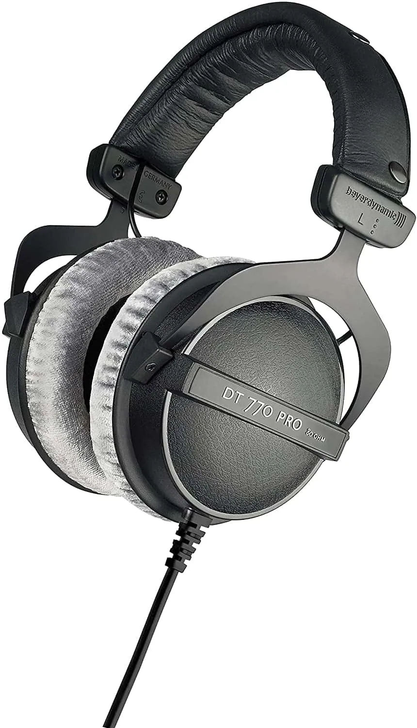 Beyerdynamic DT 770 PRO 80 Ohm Over-Ear Studio Headphones in Gray