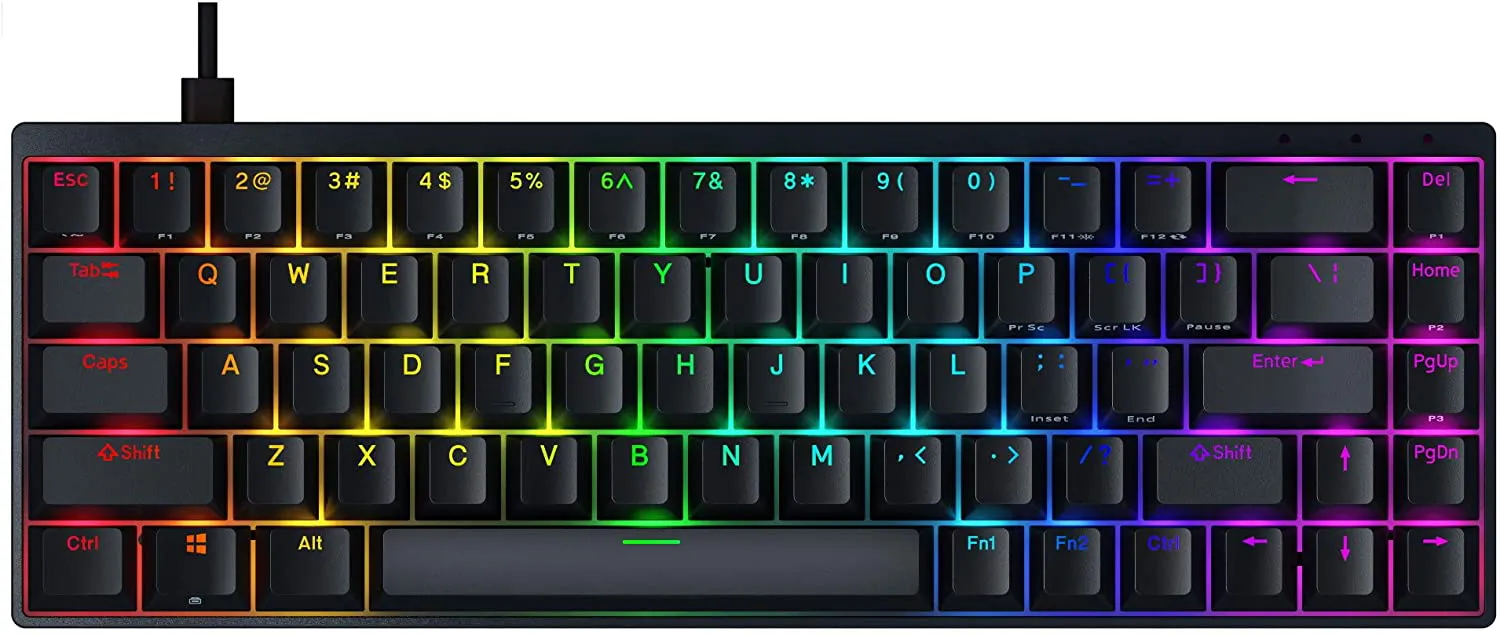 Durgod Hades 68 RGB Mechanical Gaming Keyboard - 65% Layout