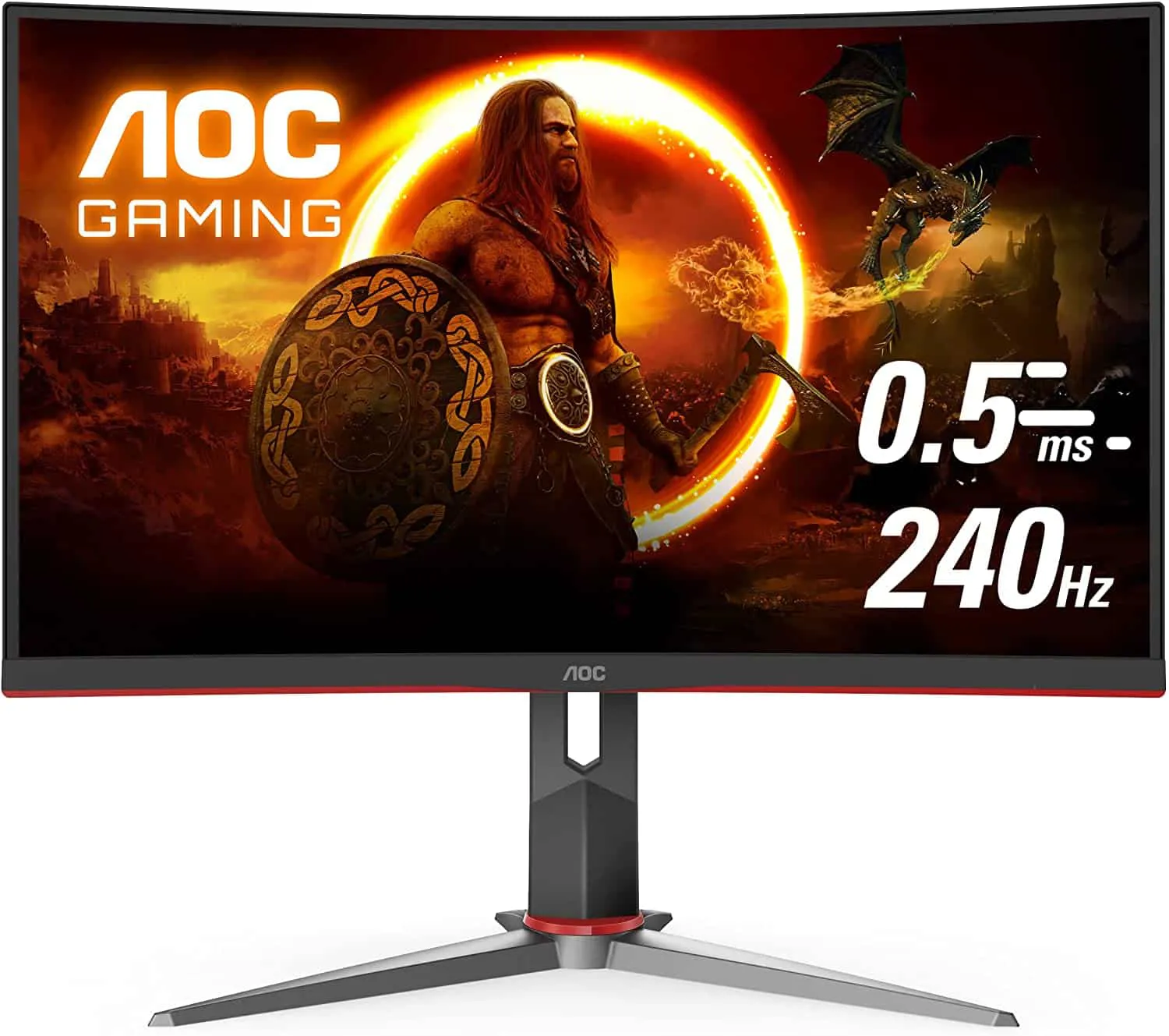AOC C27G2Z 27" Curved Frameless Ultra-Fast Gaming Monitor
