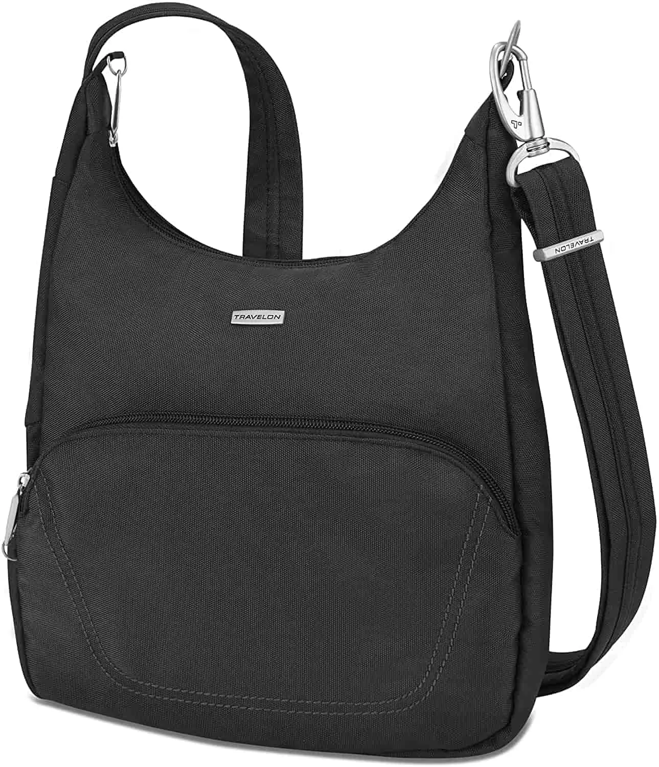Travelon Anti-Theft Classic Essential Messenger Bag, Black