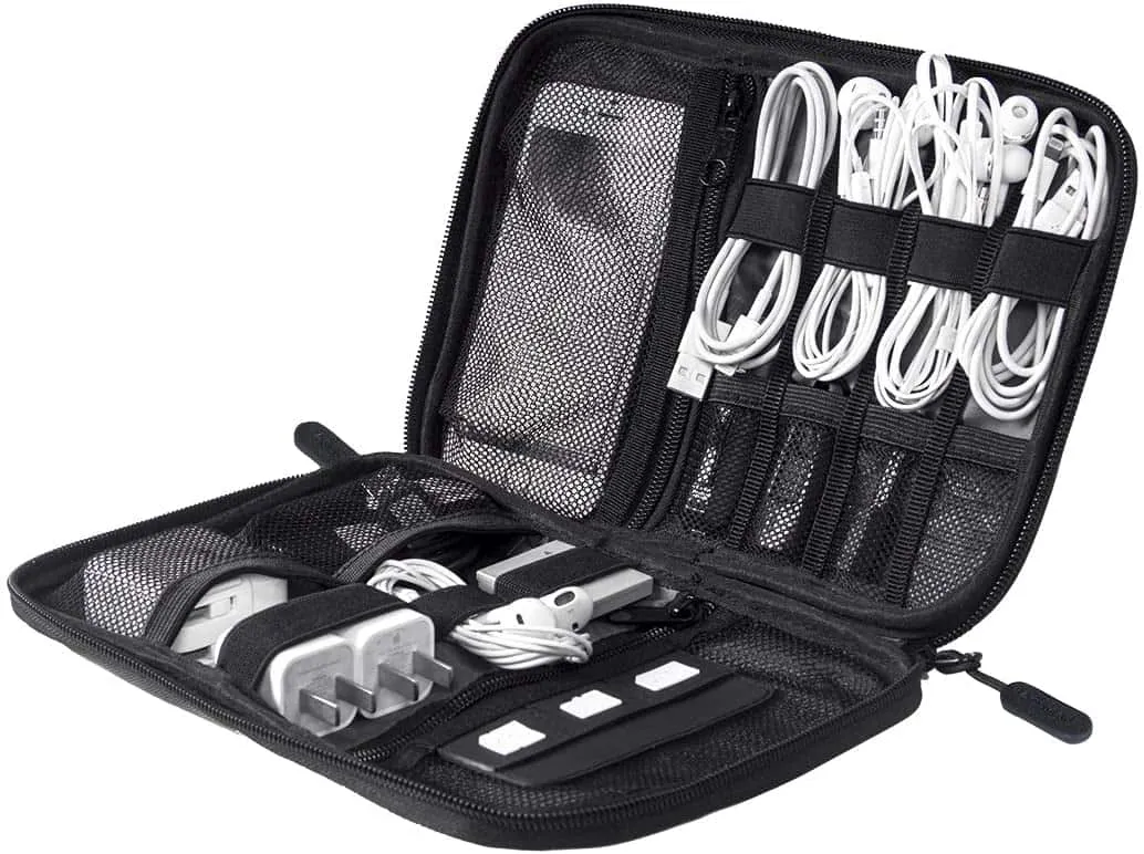 Small Travel Cable Organizer Bag