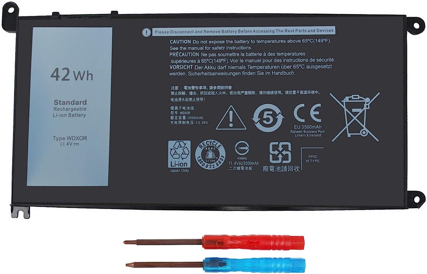 Powerful battery for Dell Laptop Series