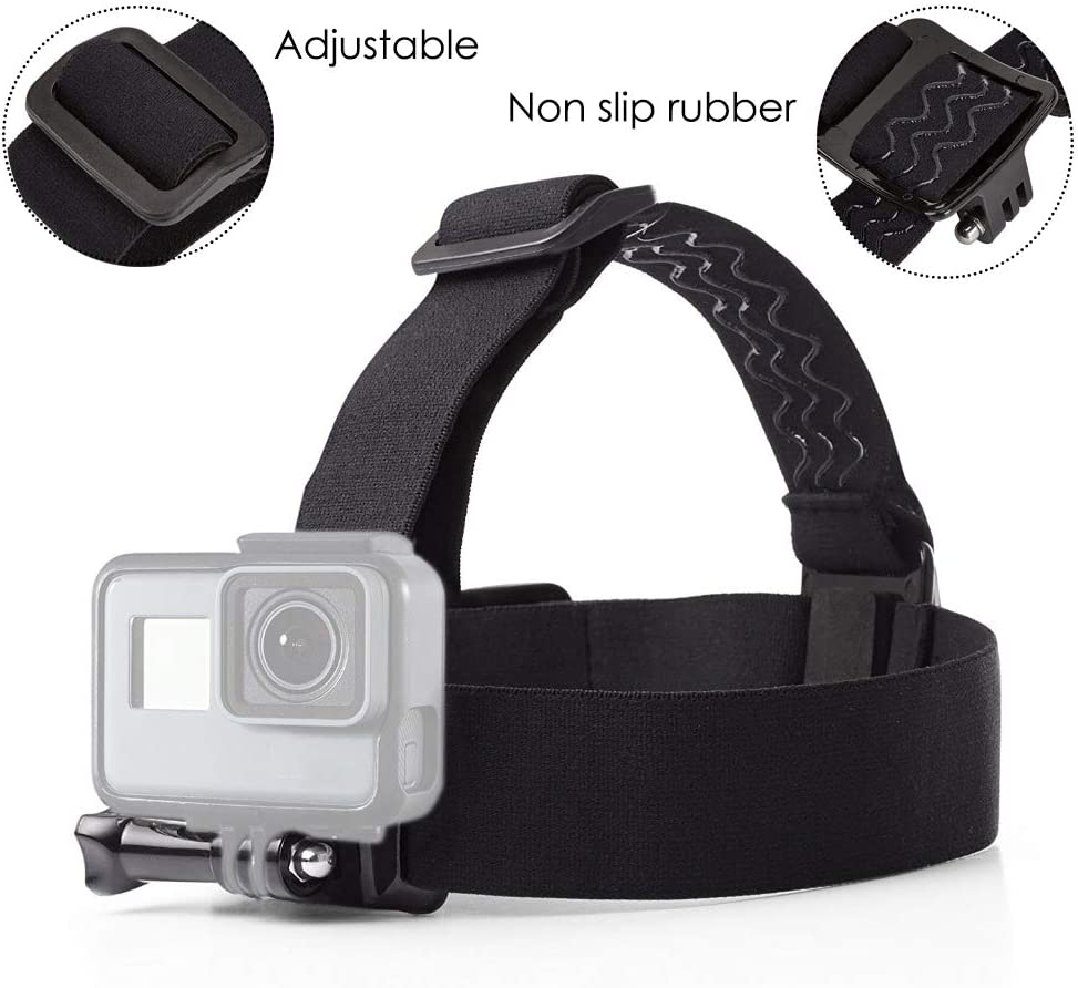 VVHOOY Action Camera Accessories Head Strap Mount Chest Harness